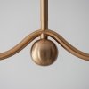 Klasyczna lampa wisząca czteropłomienna abażurowa mosiężna minimalistyczna uniwersalna Santiago & Ivy 115002 ENDON